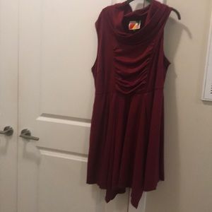 Stunning fervor dress! Modcloth 3X dark Wine